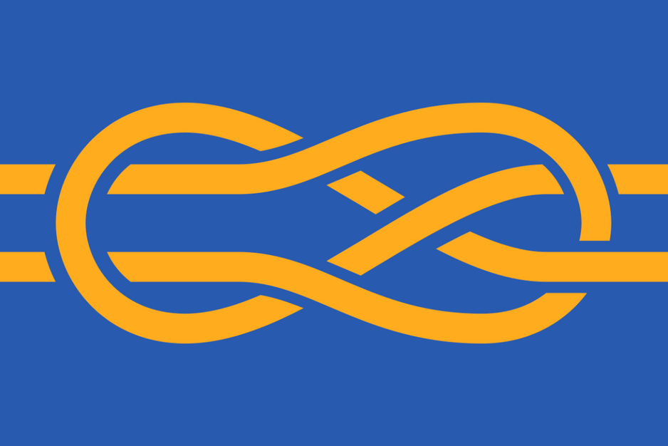The flag of the International Federation of Vexillological Associations.